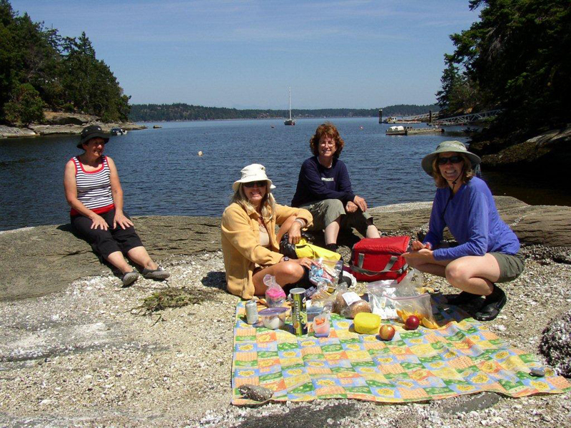 Time for Lunch with Adventuress Sea Kayaking
